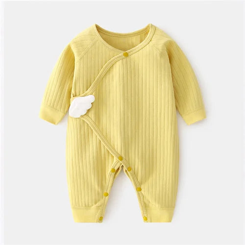 Little Angel Ribbed Baby Romper