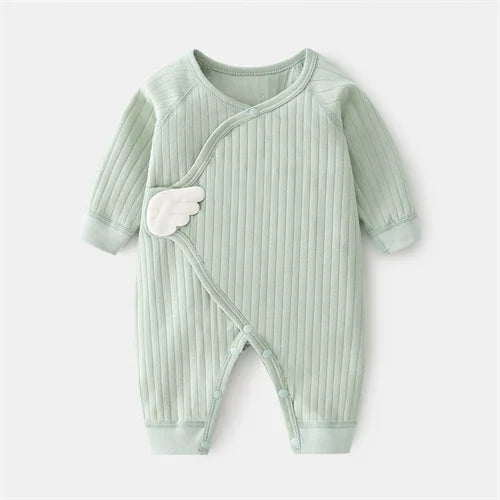 Little Angel Ribbed Baby Romper