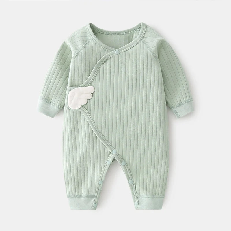 Little Angel Ribbed Baby Romper
