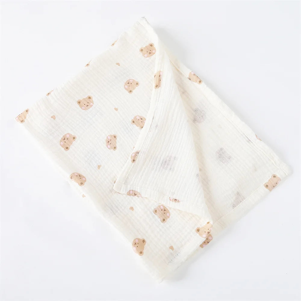 Baby Bloom Cotton Muslin Swaddle