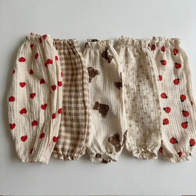 Little Meadow Cotton-Linen Pants