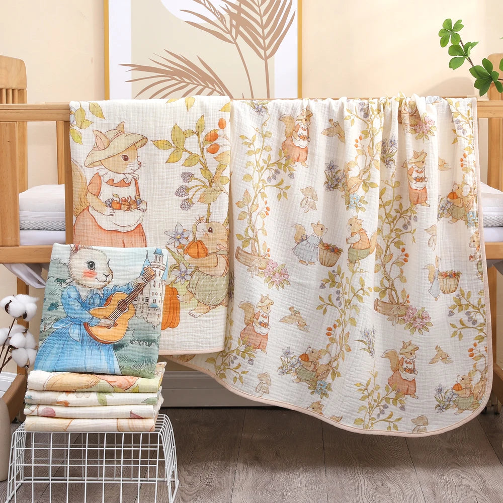 Willow Cotton Gauze Baby Blanket