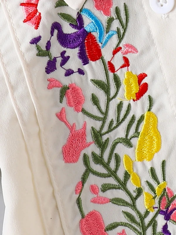 Garden Embroidered Set