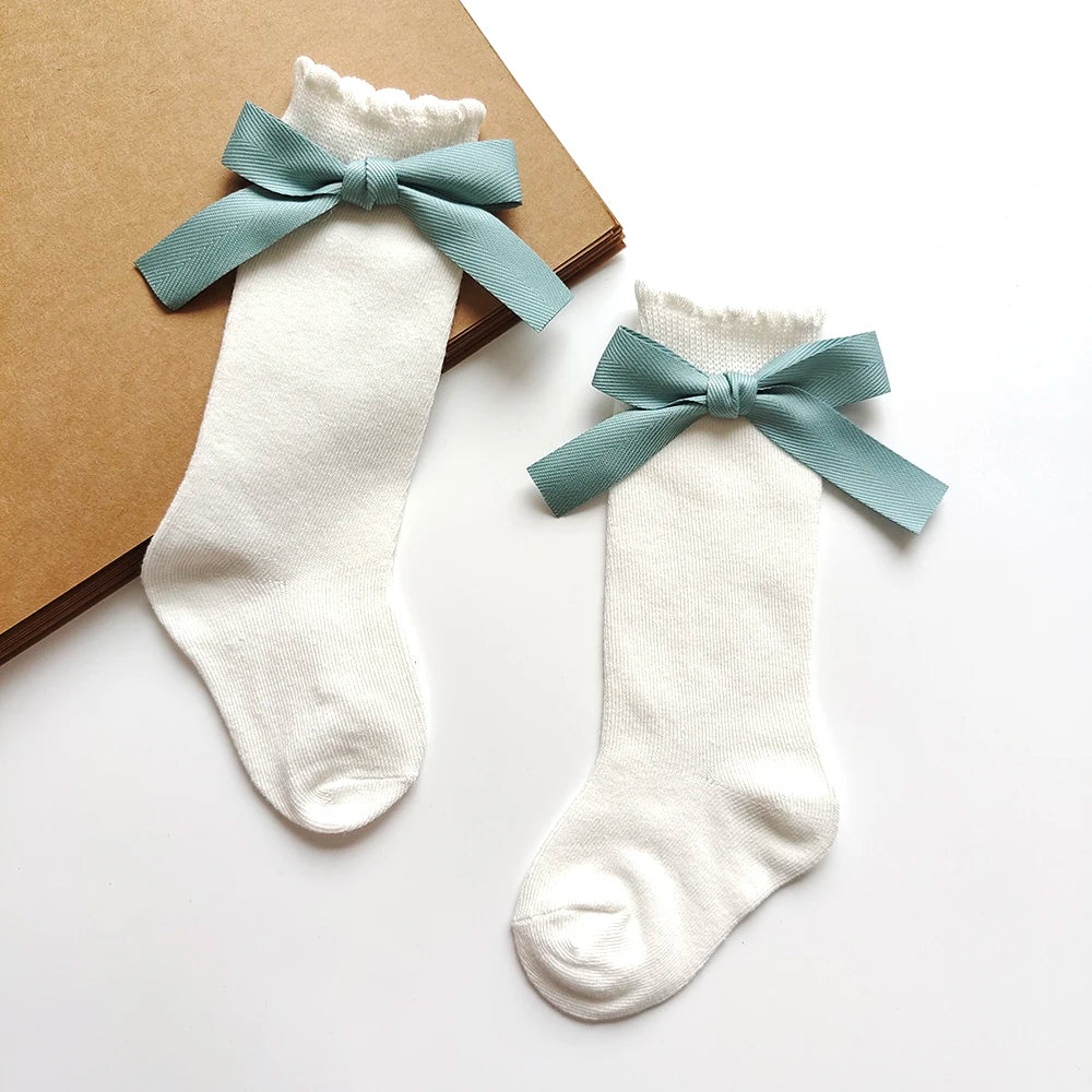 Darling Bow Knee-High Socks