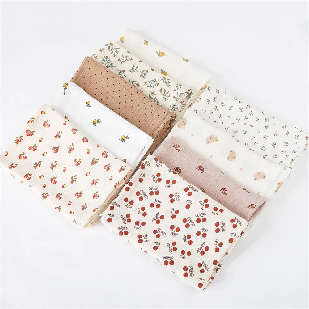 Baby Bloom Cotton Muslin Swaddle