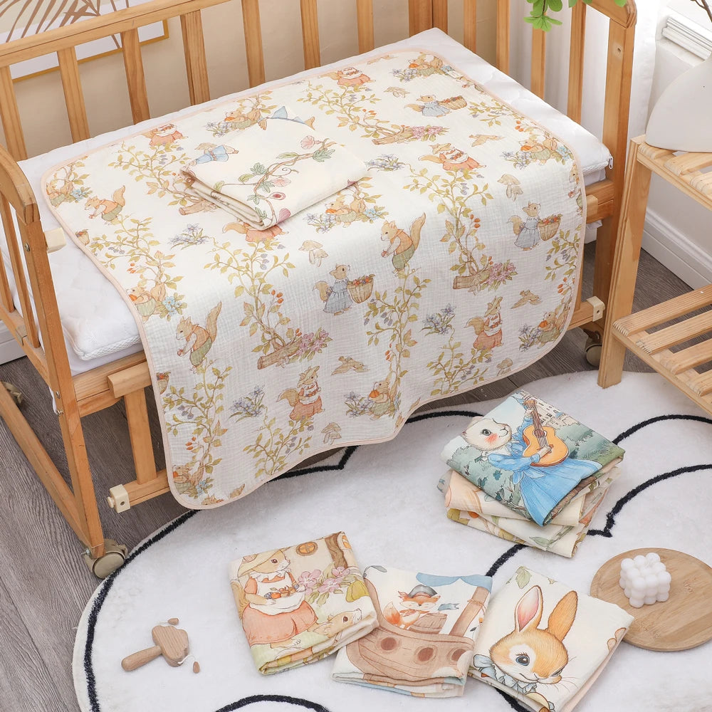 Willow Cotton Gauze Baby Blanket