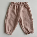 Little Meadow Cotton-Linen Pants
