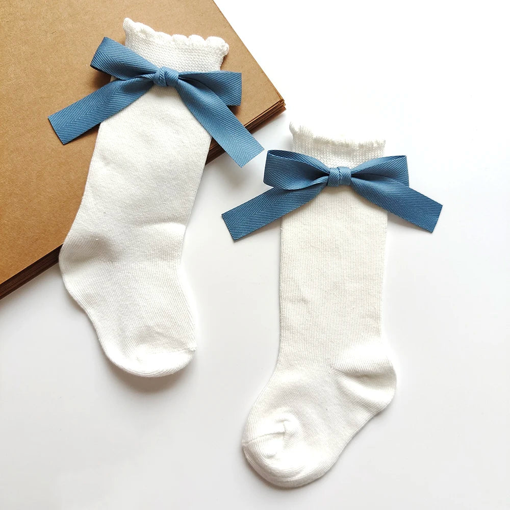 Darling Bow Knee-High Socks