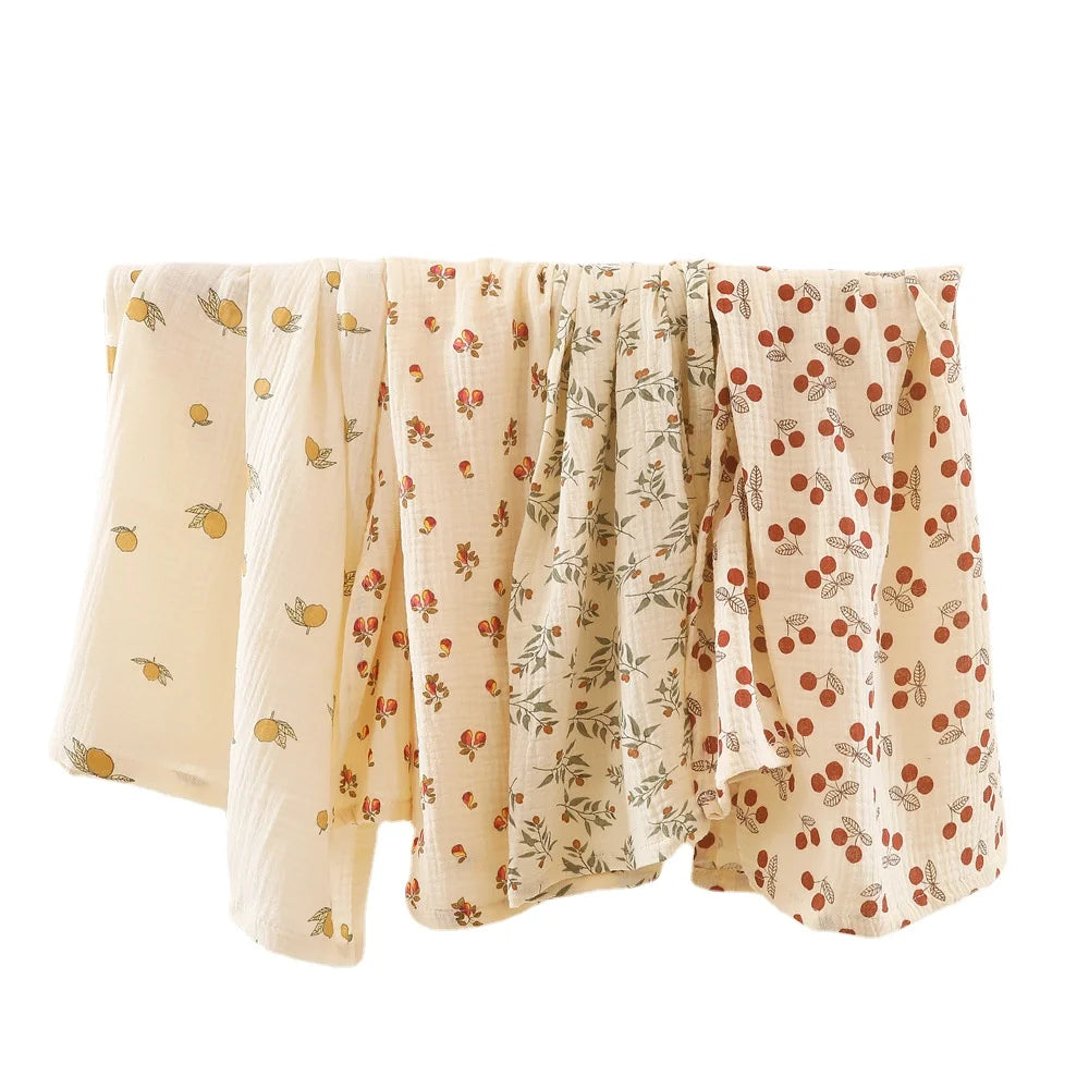 Baby Bloom Cotton Muslin Swaddle
