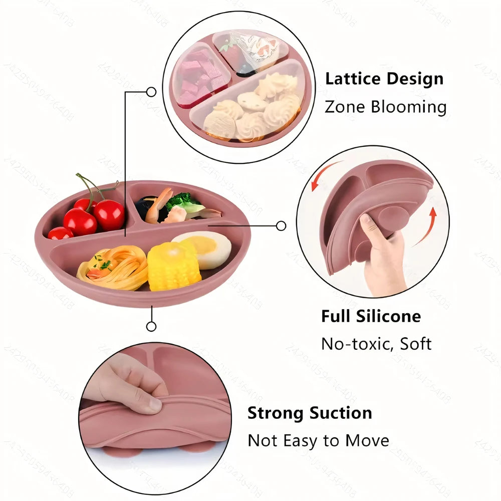 Little Bites Silicone Suction Plate