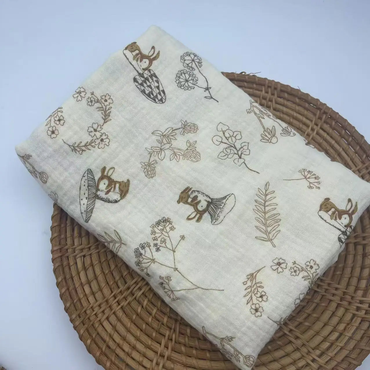 Baby Bloom Cotton Muslin Swaddle