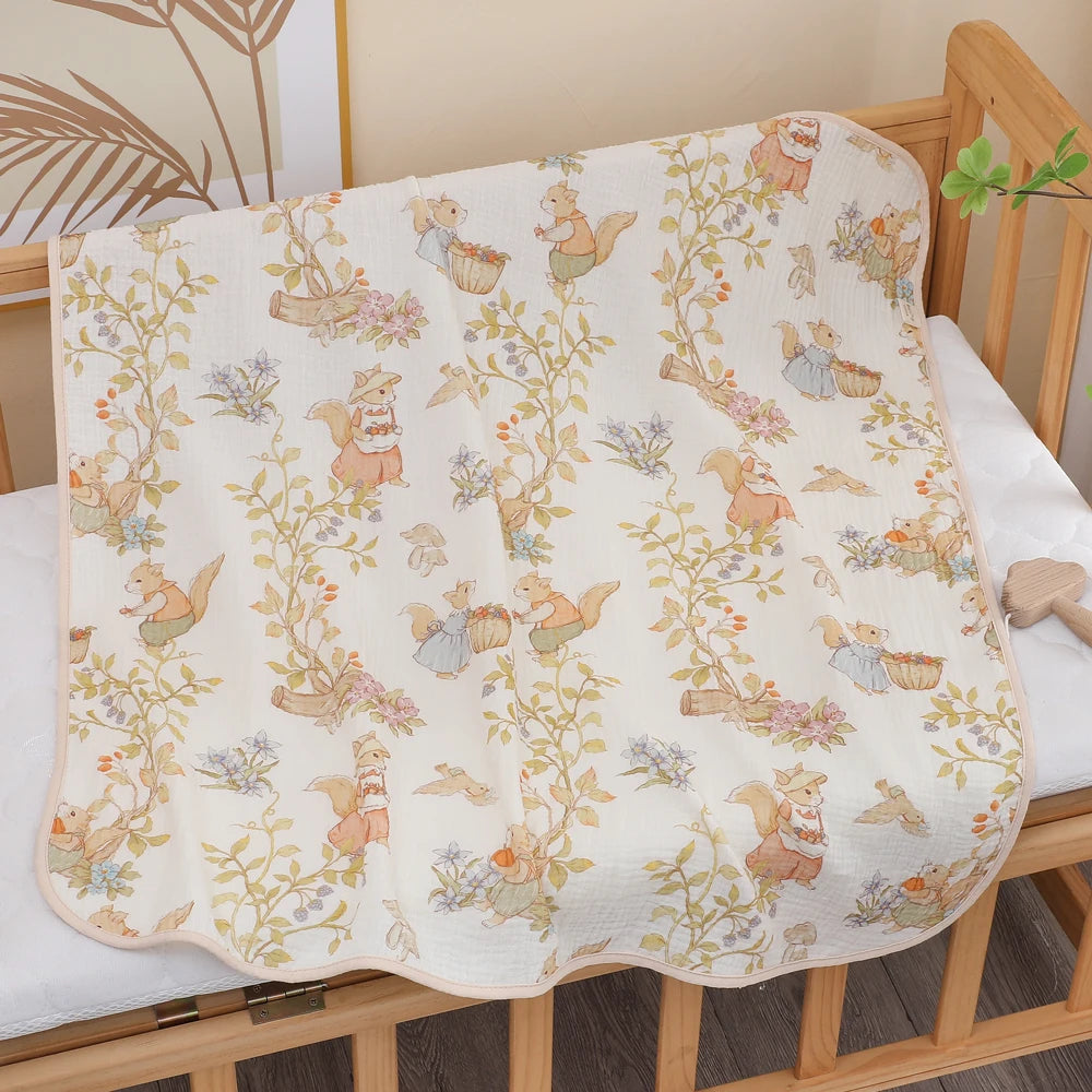 Willow Cotton Gauze Baby Blanket