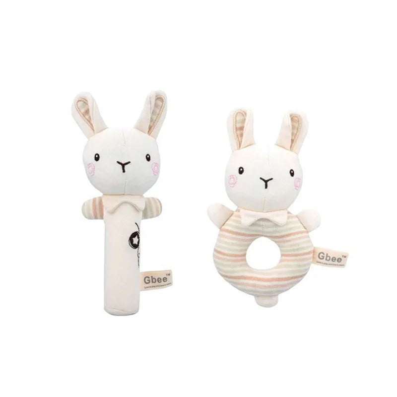 Little Safari Organic Cotton Rattle Set