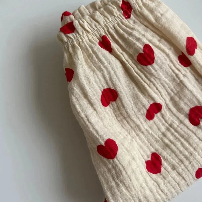 Little Meadow Cotton-Linen Pants