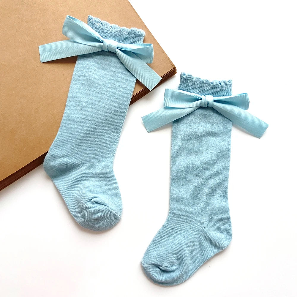 Darling Bow Knee-High Socks