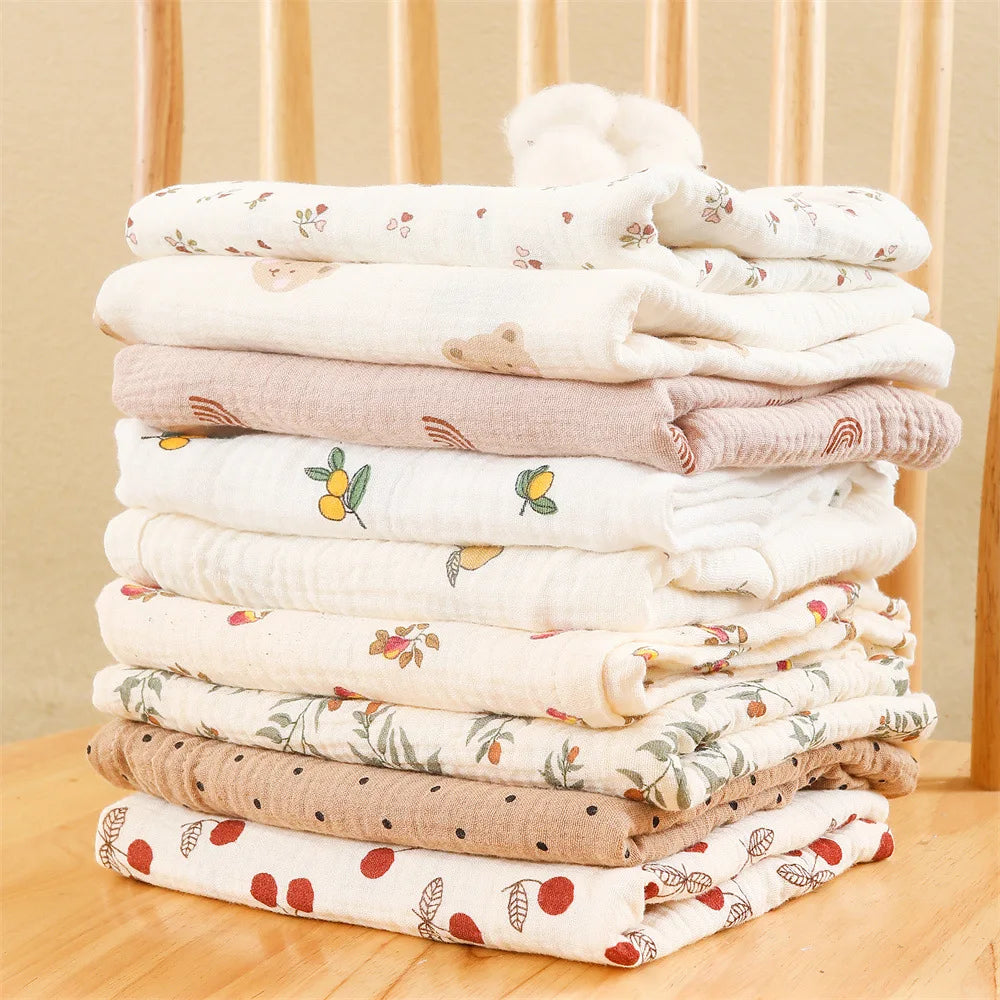 Baby Bloom Cotton Muslin Swaddle