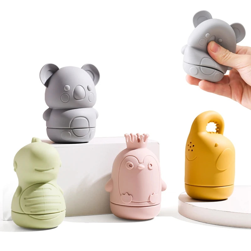 Pebble Pals Silicone Bath Sprinklers