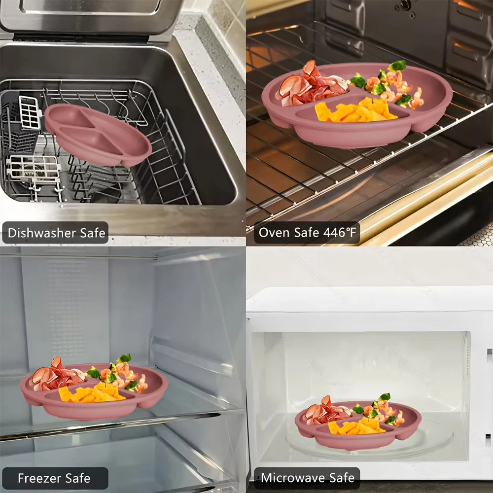 Little Bites Silicone Suction Plate