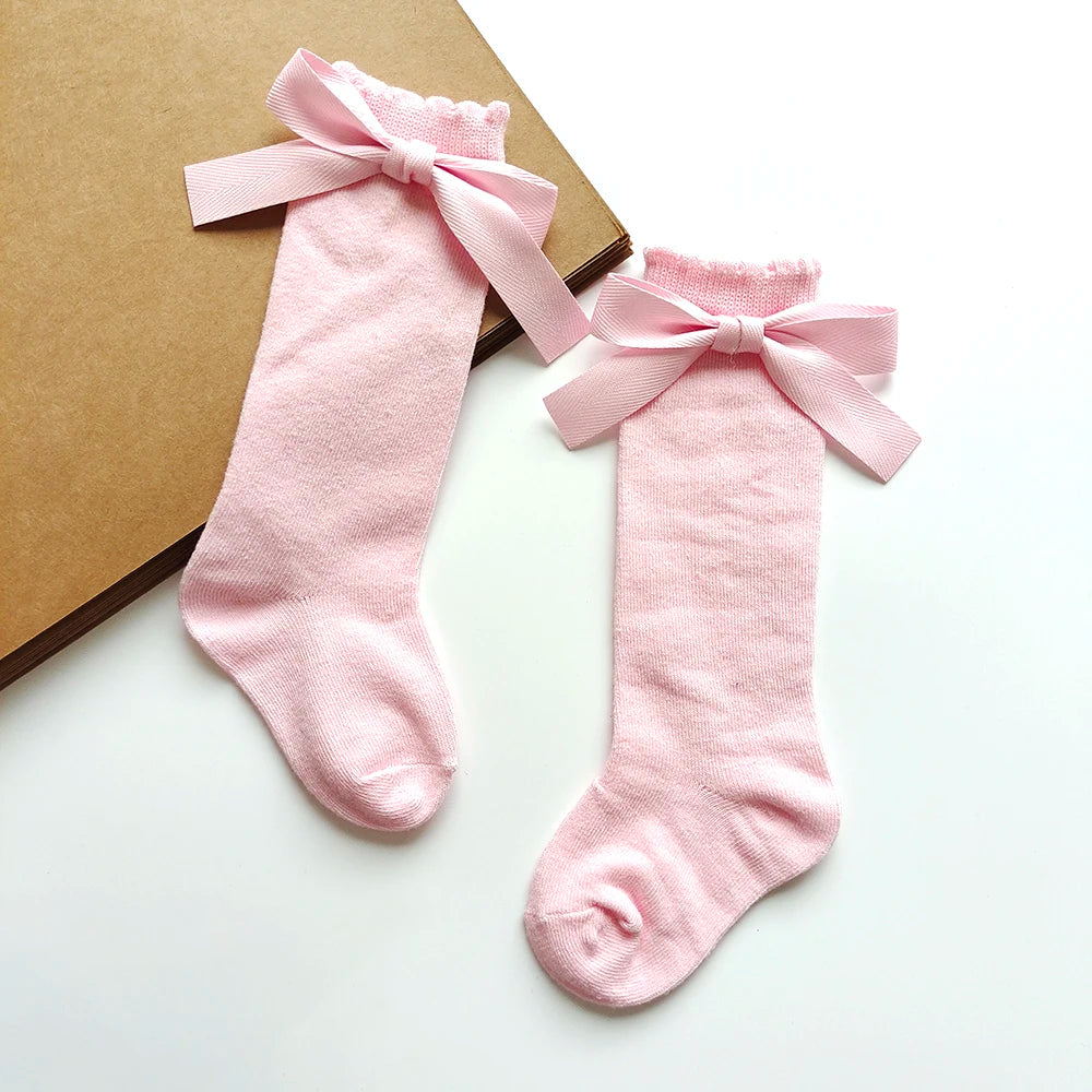 Darling Bow Knee-High Socks