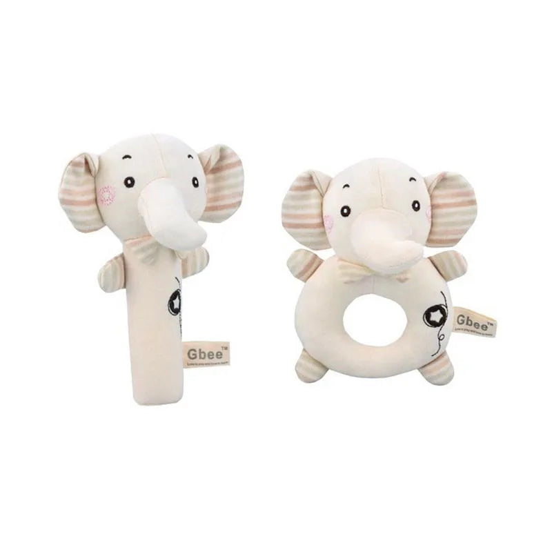 Little Safari Organic Cotton Rattle Set