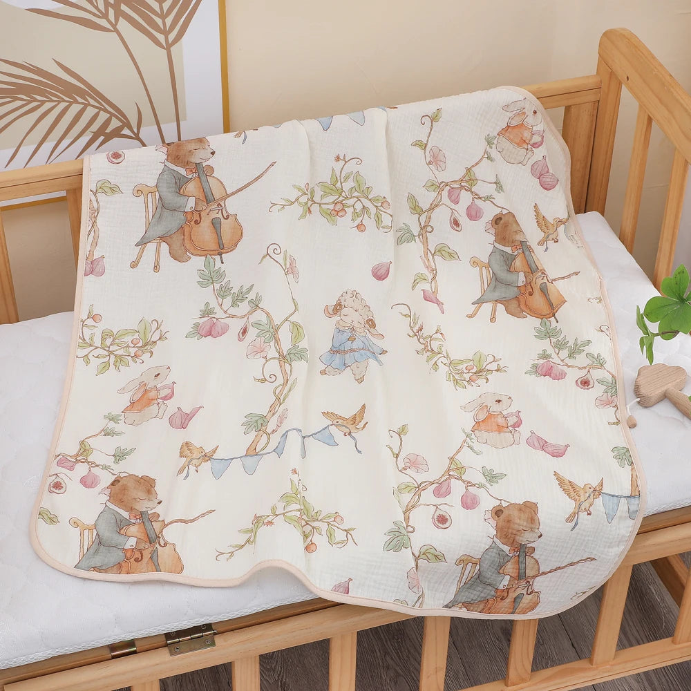 Willow Cotton Gauze Baby Blanket