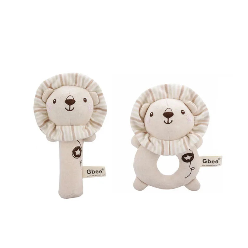Little Safari Organic Cotton Rattle Set